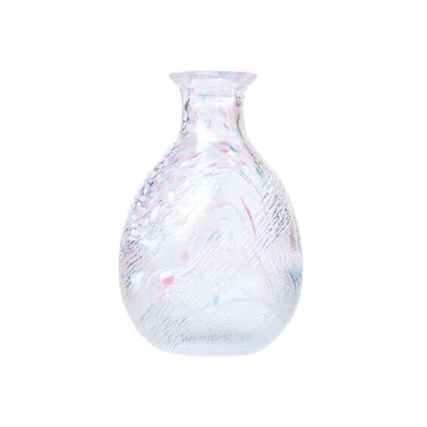 日本德利 冷酒酒瓶 WA169 粉紅藍 250ml (圖片1)