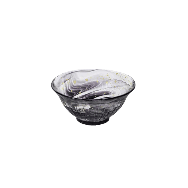 日本清酒杯 津輕びいどろ 金彩盃 星夜 F-71851 (圖片1)