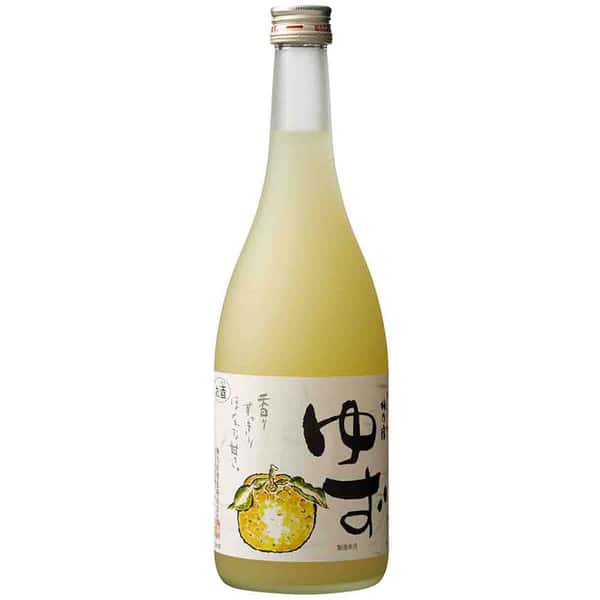 梅乃宿酒造 梅乃宿酒造 梅乃宿 細果粒 柚子酒 1.8L 8L  正面圖
