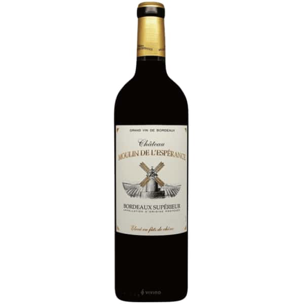 Chateau Chateau Moulin de L'Esperance AOP Bordeaux Superieur Oak Aged 許願風車酒莊-超級波爾多紅酒 750ml 750ml  正面圖