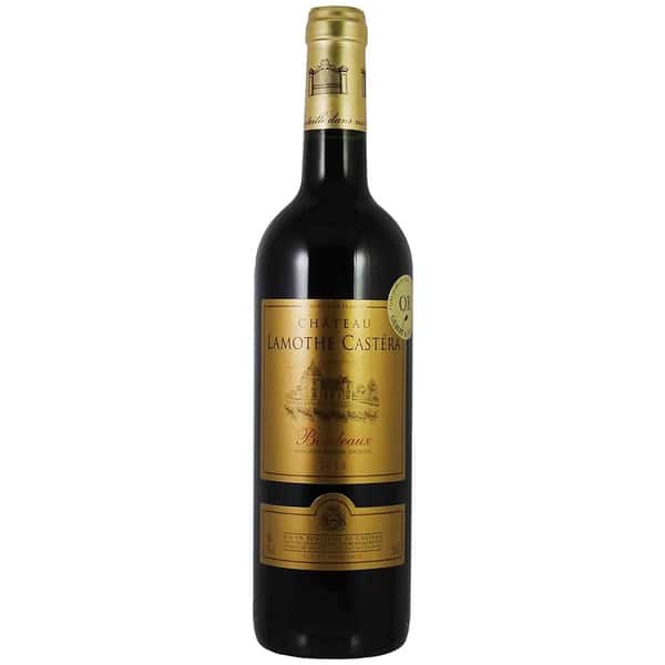 Chateau Chateau Lamothe Castera Bordeaux 法國拉莫特卡斯紅酒750ml 750ml  正面圖
