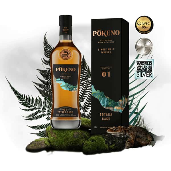 Pōkeno Pōkeno Exploration Series Totara Cask Finish 700ml 700ml 正面圖