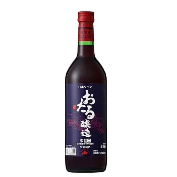 北海道葡萄酒莊Hokkaido 北海道葡萄酒莊Hokkaido Wine - 小樽 乾紅葡萄酒 720ml 720ml  正面圖