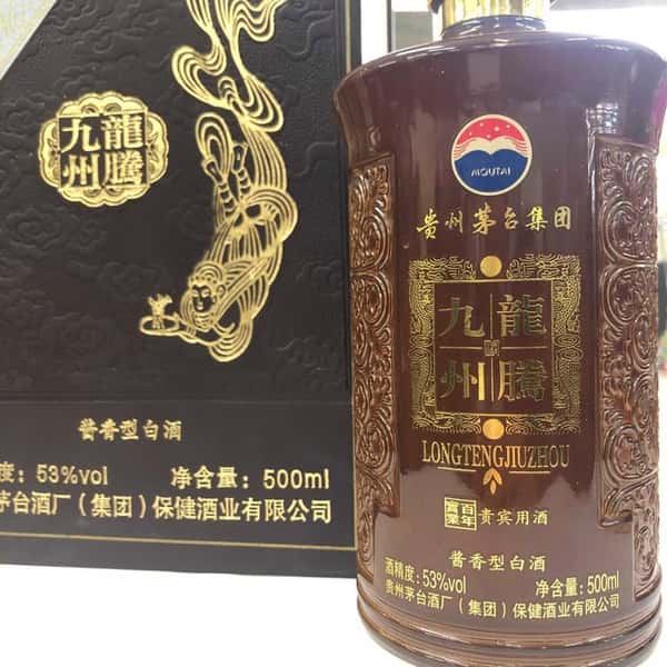 貴州茅台龍騰九州 貴州茅台龍騰九州 醬香型貴賓用白酒 2013 53度 500ml 500ml  正面圖