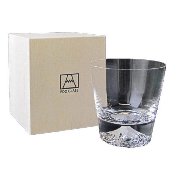 日本清酒杯 日本清酒杯 田島硝子 富士山手工水晶杯 TG15-015-R 正面圖