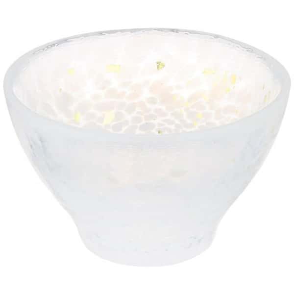 日本清酒杯 日本清酒杯 津輕びいどろ 雪花 F-49786   正面圖