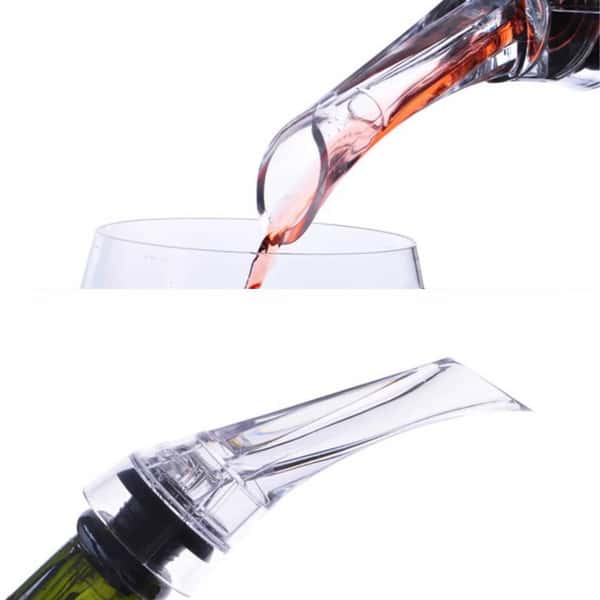 品酒必備 品酒必備 透明紅酒香檳酒瓶倒酒器 正面圖