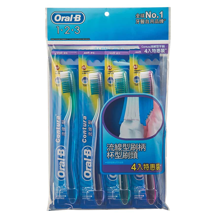 生活用品超級市場-Oral-B-流線型軟毛牙刷-40號4枝裝-5PG82220989-個人護理用品-清酒十四代獺祭專家