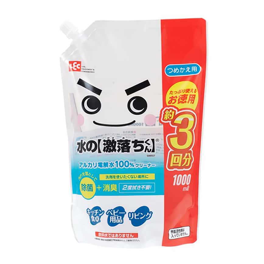 生活用品超級市場-日本LEC-激落君-電解水補充裝-1000ml-個人護理用品-清酒十四代獺祭專家