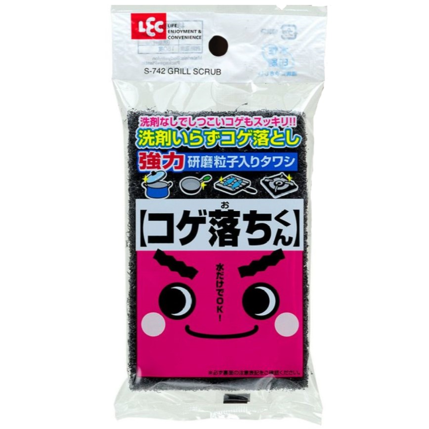 生活用品超級市場-日本LEC-激落君耐磨百潔布-去焦專用-1件-S-742-個人護理用品-清酒十四代獺祭專家