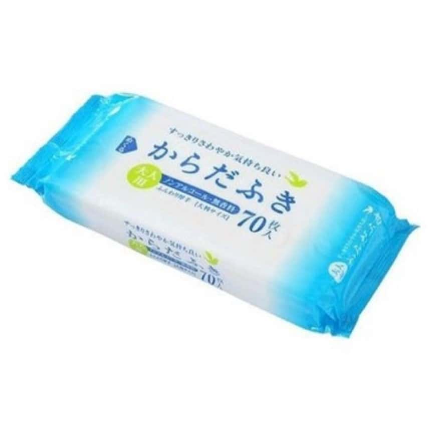 生活用品超級市場-日本Life-do-plus-成人擦身用濕紙巾-70枚入-個人護理用品-清酒十四代獺祭專家