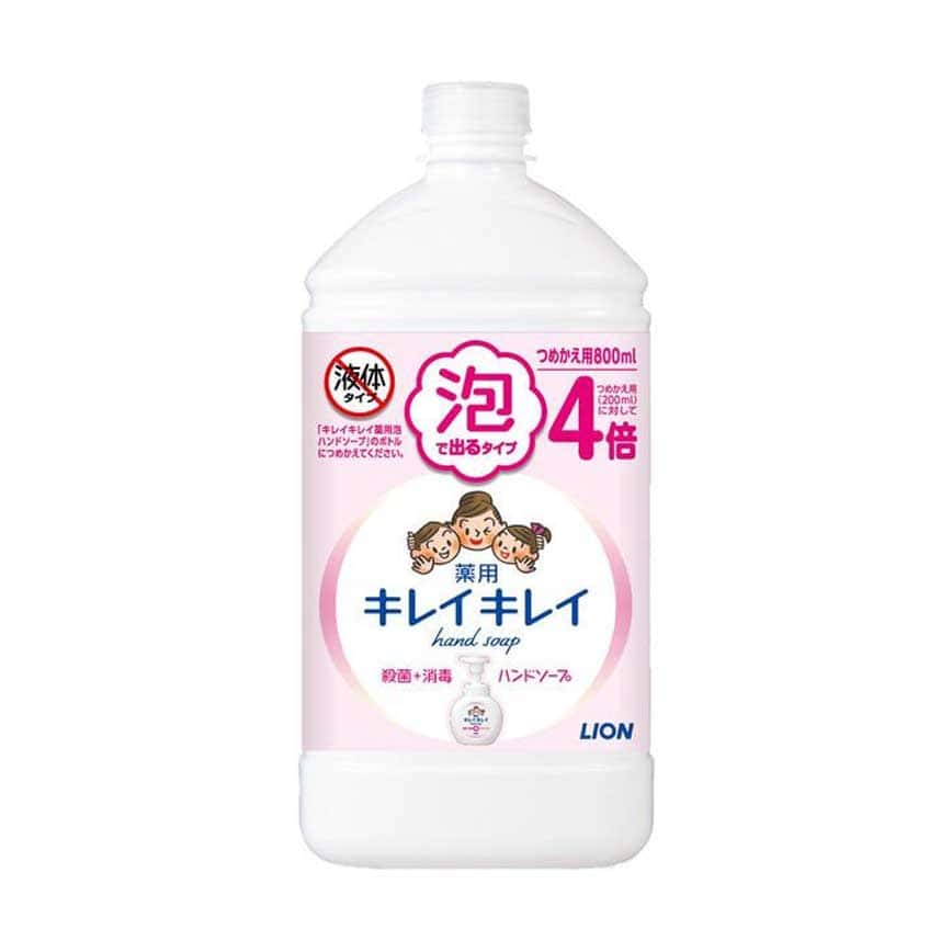 生活用品超級市場-日本LION-Kirei-Kirei-泡泡洗手液-柑橘果香-800ml-補充裝-粉紅色-個人護理用品-清酒十四代獺祭專家