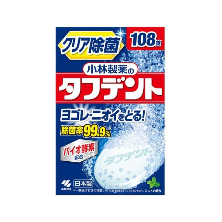 生活用品超級市場-日本小林製藥-99_9-除菌-假牙清潔片-108錠入-個人護理用品-清酒十四代獺祭專家