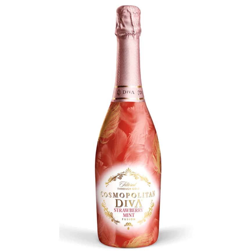 香檳-Champagne-氣泡酒-Sparkling-Wine-Cosmopolitan-Diva-Strawbeey-Mint-Sparkling-大都會歌姬黃金過濾氣泡酒-薄荷士多啤莉味-拉脫維亞氣泡酒-清酒十四代獺祭專家