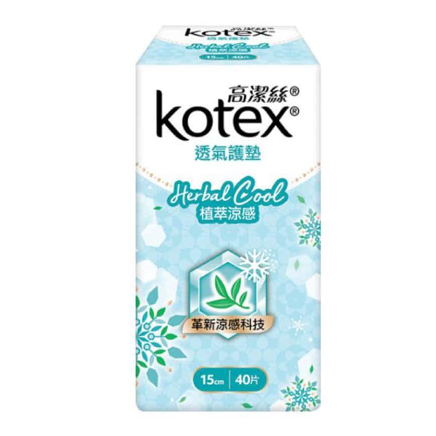 生活用品超級市場-高潔絲-植萃涼感護墊普通-40片-KTX0092-個人護理用品-清酒十四代獺祭專家