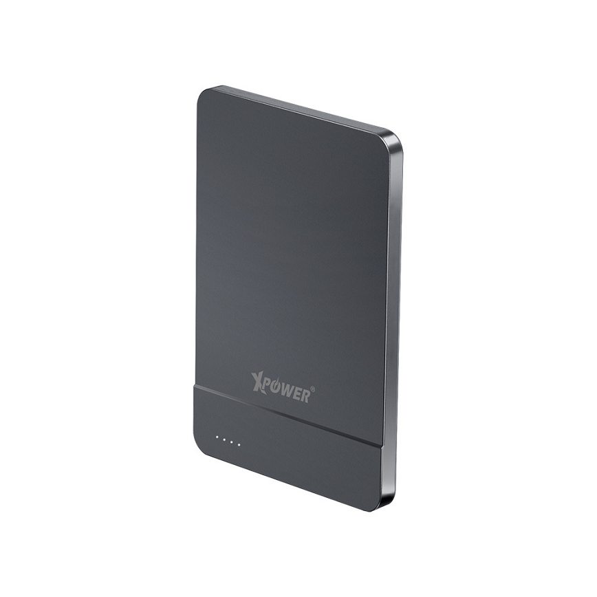 XPower M5J 2合1超薄鋁合金 5000mAh 15W 無線快充 -20W PD移動電源-灰色-XP-M5J-GY-電子產品-清酒十四代獺祭專家
