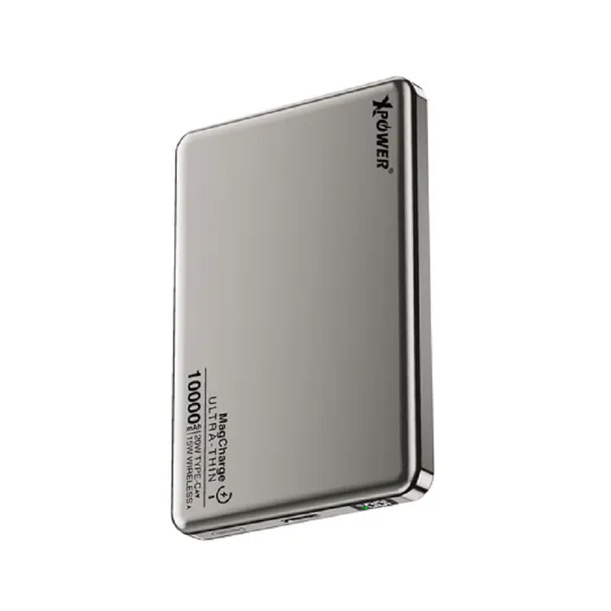 XPower M10K 3合1鋁合金數顯 10000mAh PD3_0- 磁吸無線外置充電器-鈦金色-XP-M10K-TI-電子產品-清酒十四代獺祭專家