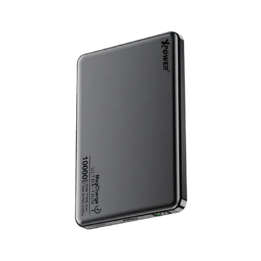 XPower M10K 3合1鋁合金數顯 10000mAh PD3_0- 磁吸無線外置充電器-深灰色-XP-M10K-FGY-電子產品-清酒十四代獺祭專家