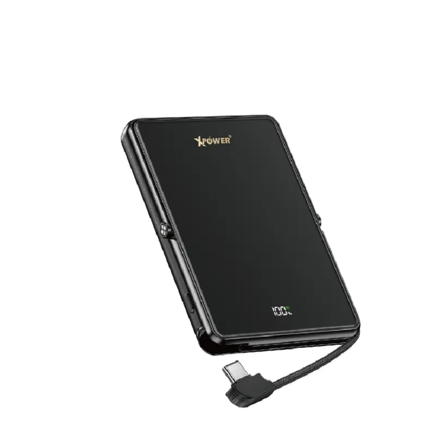 XPower M10K2-5合1鋅合金支架數顯-10000mAh-PD-QI2磁吸移動電源-黑色-XP-M10K2-BK-電子產品-清酒十四代獺祭專家