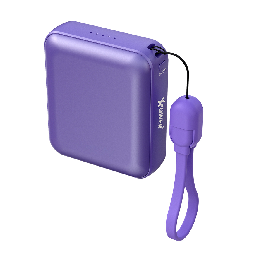 XPower B10L-Type-C-10000mAh-PD-PPS迷你移動電源-紫色-B10L-K22-PP-電子產品-清酒十四代獺祭專家