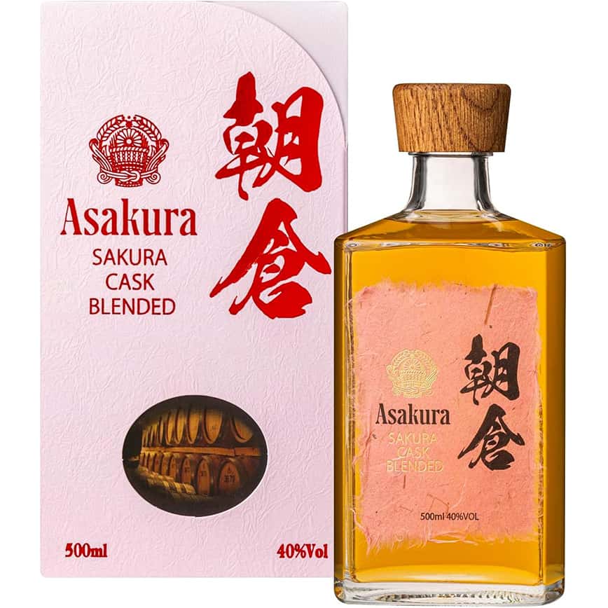 篠崎酒造 朝倉櫻花桶大麥燒酎 500ml (圖片2)
