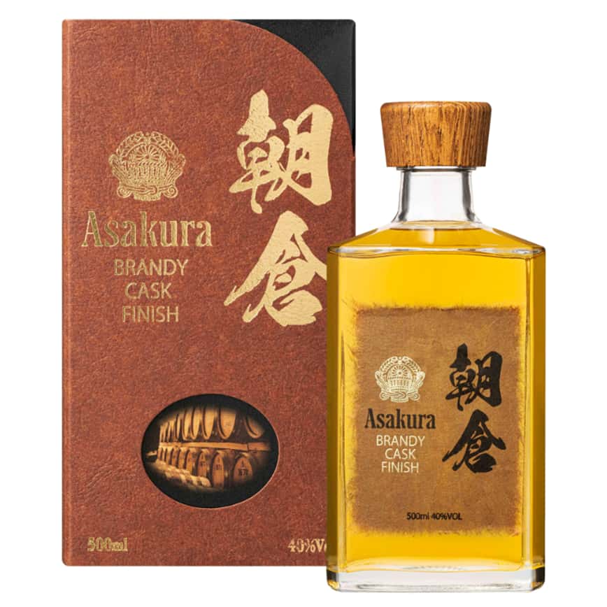 篠崎酒造 朝倉白蘭地桶大麥燒酎 500ml (圖片2)