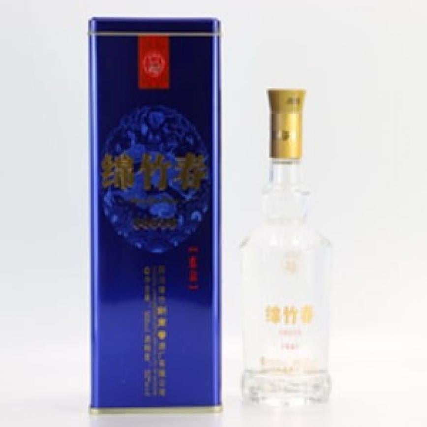中國白酒-Chinese-Liquor-綿竹春-濃香型白酒-2014-52度-500ml-藍盒-酒-清酒十四代獺祭專家
