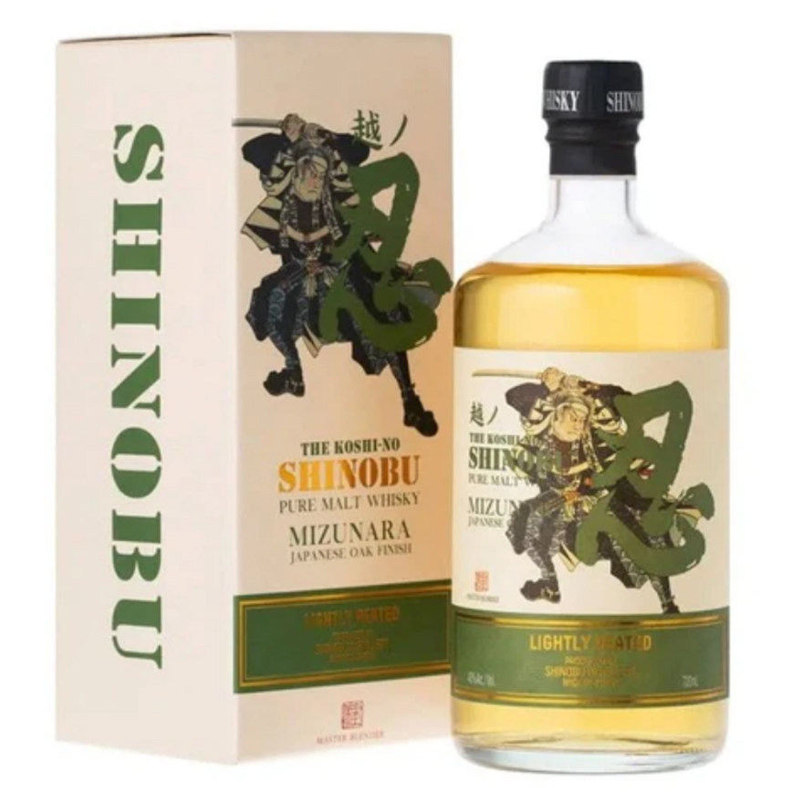 Shinobu 忍 Lightly Peated Pure Malt Mizunara Oak Finish 700ml (img2)