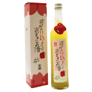 天領酒造 天領酒造 飛驒產之完熟蘋果酒 米燒酎 500ml 500ml  正面圖