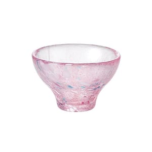 日本清酒杯 日本清酒杯 東洋佐佐木 季節色彩酒杯 粉櫻 55ml 55ml  正面圖