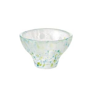 日本清酒杯 日本清酒杯 東洋佐佐木 季節色彩酒杯 野綠 55ml 55ml  正面圖