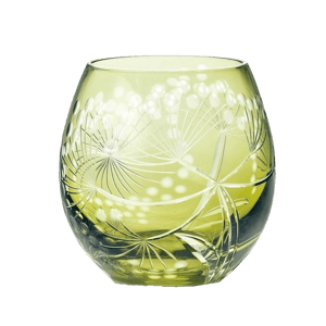 日本清酒杯 日本清酒杯 東洋佐佐木 鮮豔寶石酒杯 綠 350ml HG110-53WG 350ml  正面圖