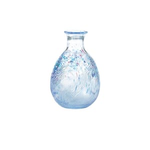 日本清酒杯 日本清酒杯 東洋佐佐木 季節色彩酒瓶 藍天 250ml 250ml  正面圖