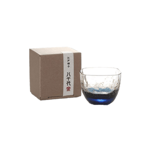 日本清酒杯 日本清酒杯 東洋佐佐木 江戶硝子 八千代窯冷酒清酒杯 1個入 正面圖