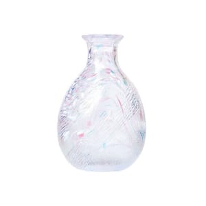 日本德利 日本德利 冷酒酒瓶 WA169 粉紅藍 250ml 250ml  正面圖