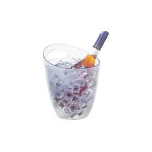 透明冰酒桶 透明冰酒桶 斜口手提 一個   正面圖