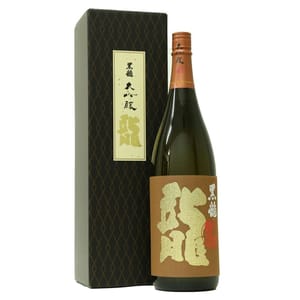 黑龍 黑龍 大吟釀 龍 1.8L 8L  正面圖