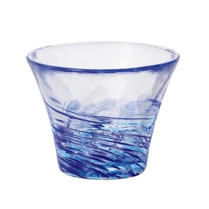日本清酒杯 日本清酒杯 津輕びいどろ 瀧風 F-71900   正面圖