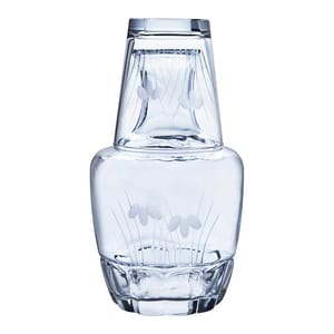 日本清酒杯 日本清酒杯 東洋佐佐木 冠水瓶分酒瓶及杯 水菖蒲 60-77 650ml 650ml  正面圖