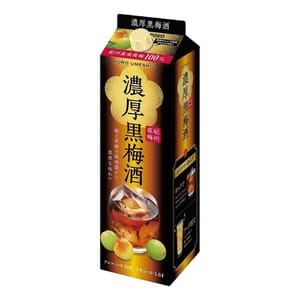 SAPPORO SAPPORO Kuro Umeshu 紙盒裝濃厚黑梅酒 1.8L 8L  正面圖