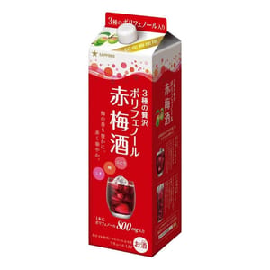 SAPPORO SAPPORO 赤梅酒 三種梅使用 1L 1L  正面圖