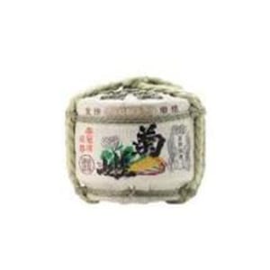 加賀菊酒 加賀菊酒 菊姫 菊 迷你菰樽 300ml 300ml  正面圖