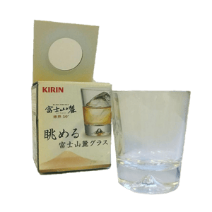 日本版Kirin富士山麓威士忌杯 日本版Kirin富士山麓威士忌杯 原裝透明   正面圖