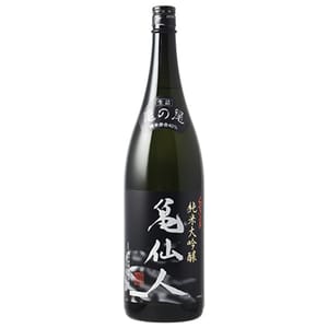 龜之井酒造 龜之井酒造 くどき上手 純米大吟釀 龜仙人 生詰 1.8L 8L  正面圖