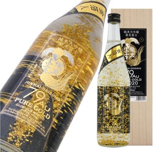 榮光富士 榮光富士 純米大吟釀 79Au金箔 PURE GOLD 720ml - 20倍金箔限定品 720ml 正面圖
