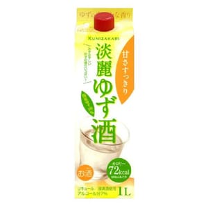 中埜酒造 中埜酒造 KUNIZAKARI 淡麗柚子酒 業務用 1000ml 1000ml 正面圖