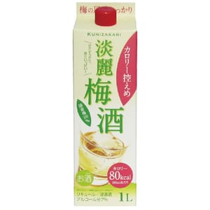 中埜酒造 中埜酒造 KUNIZAKARI 淡麗梅酒 業務用 1000ml 1000ml  正面圖