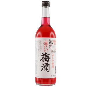 日本中野BC 日本中野BC 紀州 赤い梅酒 紅紫蘇 紅寶石梅酒 720ml 720ml  正面圖
