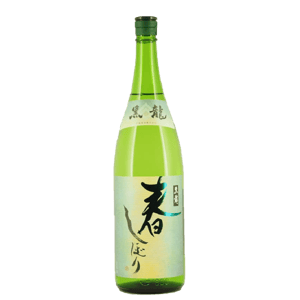 黑龍 黑龍 春榨 春しぼり 吟釀原酒 1.8L - 限定品 8L  正面圖
