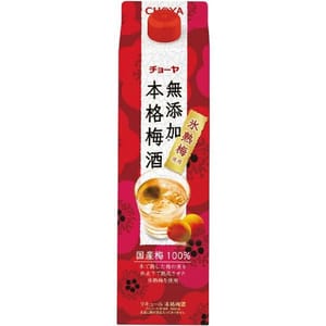CHOYA CHOYA 梅酒 蝶矢 無添加冰熟梅本格梅酒 業務用 紙盒裝 1.8L 8L  正面圖